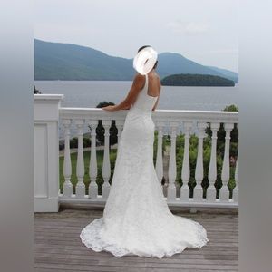 THEIA couture wedding dress in style “honey” size 2 with alterations